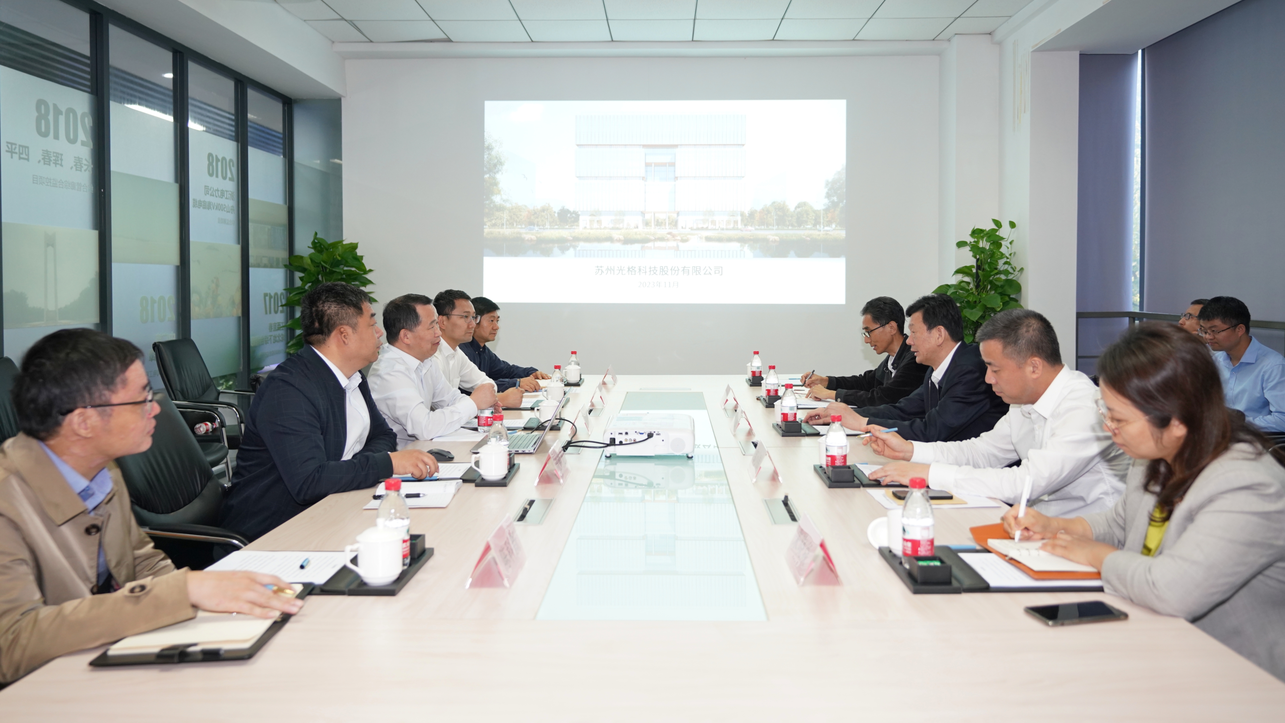 蘇州市委常委、園區黨工委書記沈覓一行走訪調研光格科技